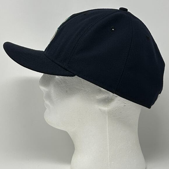 Seattle Mariners Hat Baseball Cap Fitted 7 3/4 Blue New Era 59Fifty Made In USA - Picture 6 of 9